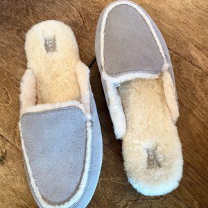 UGG LANE LOAFER SLIPPER – WOMEN – SIZE 9.5 – LIGHT GREY –  NWOT